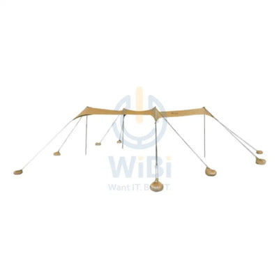 Naturehike UPF 50 + Beach Tarp With 4 Poles - Khaki Outdoor & Travel