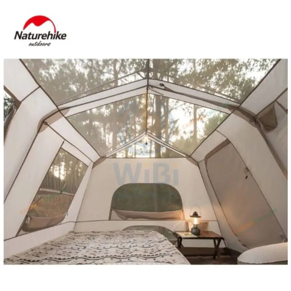 Naturehike Village 13 tent for 5-8 man (with hall pole) - Brown Outdoor & Travel > Tents