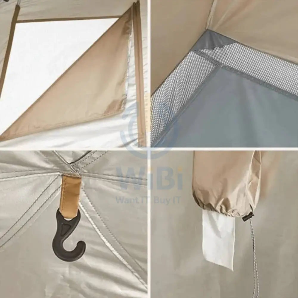 Naturehike Wet and dry separation shower tent - Brown Outdoor & Travel > Tents