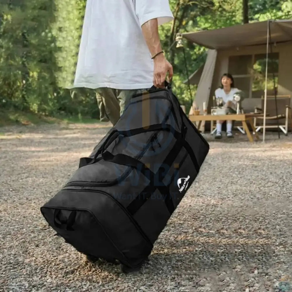 Naturehike XS03 Folding Tug Bag - Black Outdoor & Travel > Bags