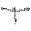 Newstar Triple Monitor Arm Desk Mount Table Stand - Up to 3 Monitors / Up to 13’’ - 27’’ Screen Size / Matte Black