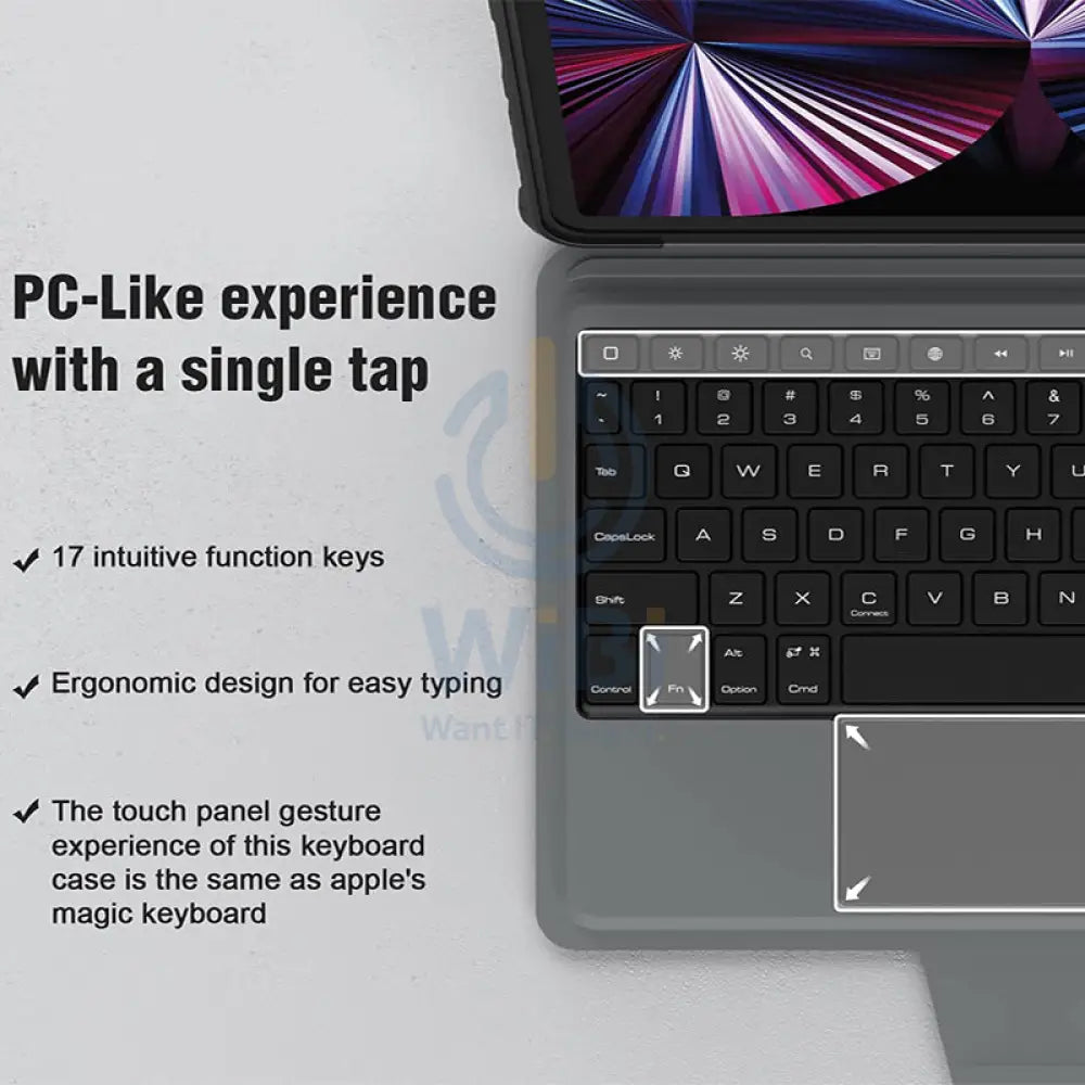 نيلكين كومبو لوحة مفاتيح حافظة  لوحة مفاتيح حافظة - ابل ايباد برو / 12.9 بوصة / 2020/2021/2022 اكسسوارات > هواتف  تابلت