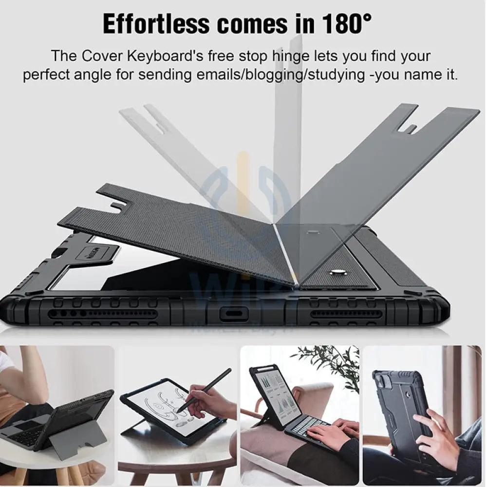 نيلكين كومبو لوحة مفاتيح حافظة  لوحة مفاتيح حافظة - ابل ايباد برو / 12.9 بوصة / 2020/2021/2022 اكسسوارات > هواتف  تابلت