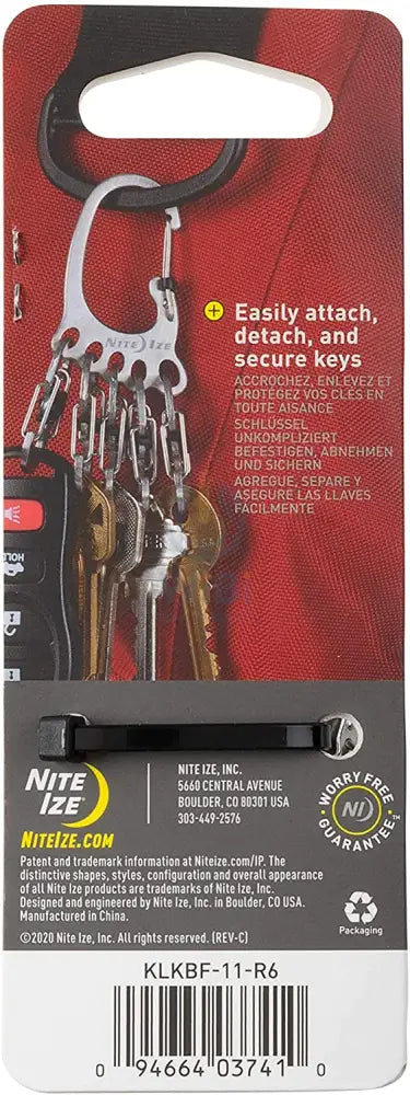 NiteIze BigFoot Locker® KeyRack™ Stainless Steel - Stainless - Stainless Accessories > Other Accessories