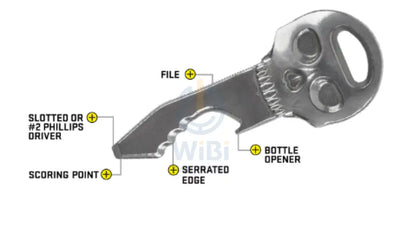 NiteIze DoohicKey® SkullKey Key Tool Accessories > Other Accessories