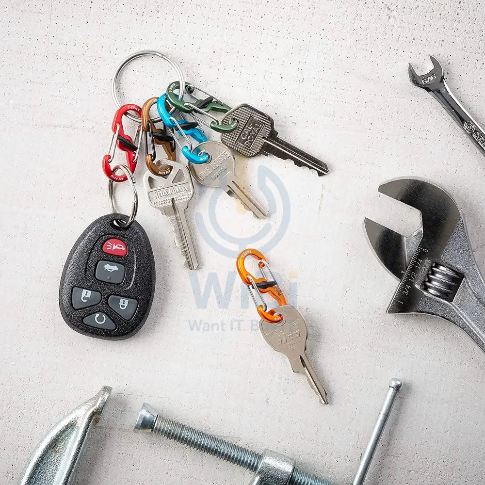 NiteIze KeyRing Locker™ S-Biner® Aluminum Accessories > Other Accessories
