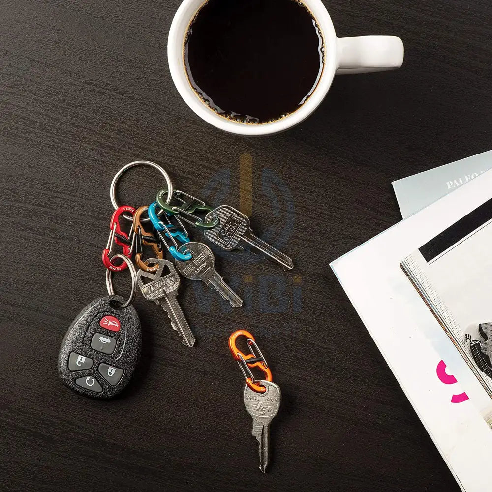 NiteIze KeyRing Locker™ S-Biner® Aluminum Accessories > Other Accessories