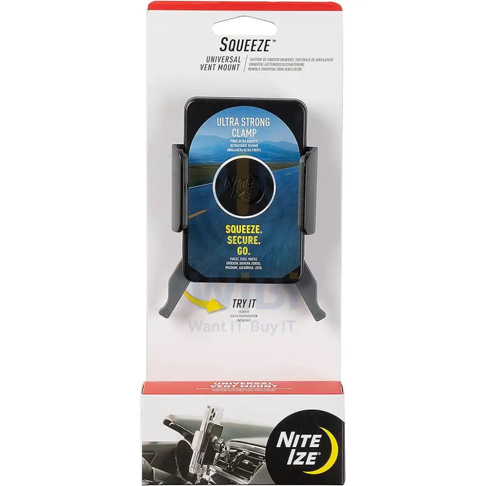 NiteIze Squeeze™ Universal Vent Mount Accessories > Mobiles & Tablets > Mobiles > Mobile Holder / Stands