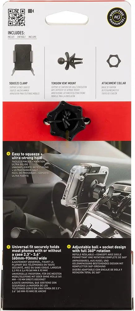 NiteIze Squeeze™ Universal Vent Mount Accessories > Mobiles & Tablets > Mobiles > Mobile Holder / Stands