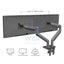 NORTH BAYOU G32 Ultra Wide Full Motion Swivel Dual Monitor - 22” – 32” screens Accessories > Other Accessories