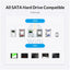 ORICO 2.5’’/3.5’’ SATA HDD/SSD Dual Bay Dock Accessories > Other Laptop Accessories