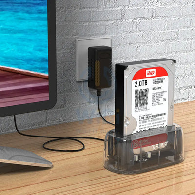ORICO 3.5 inch Transparent USB3.0 Hard Drive Dock - Transparent Accessories > Other Laptop Accessories