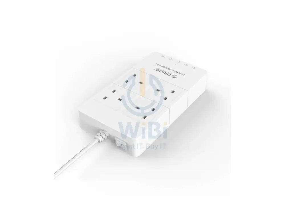 ORICO 4 AC Outlets and 5 USB Charger Surge Protector - White Accessories > Power > Power Protection > Surge Protector
