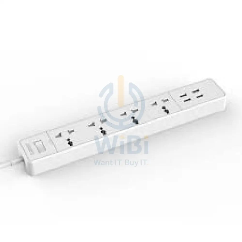 ORICO 4 Port Power Extension With 4 USB Charging Port - White Accessories > Power > Power Protection > Surge Protector