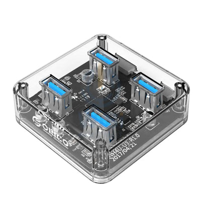 ORICO 4 Port USB3.0 Transparent HUB Accessories > USB Hub