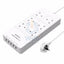 ORICO 6 Ac Outlet Surge Protector With 5 USB Charging Port - White Accessories > Power > Power Protection > Surge