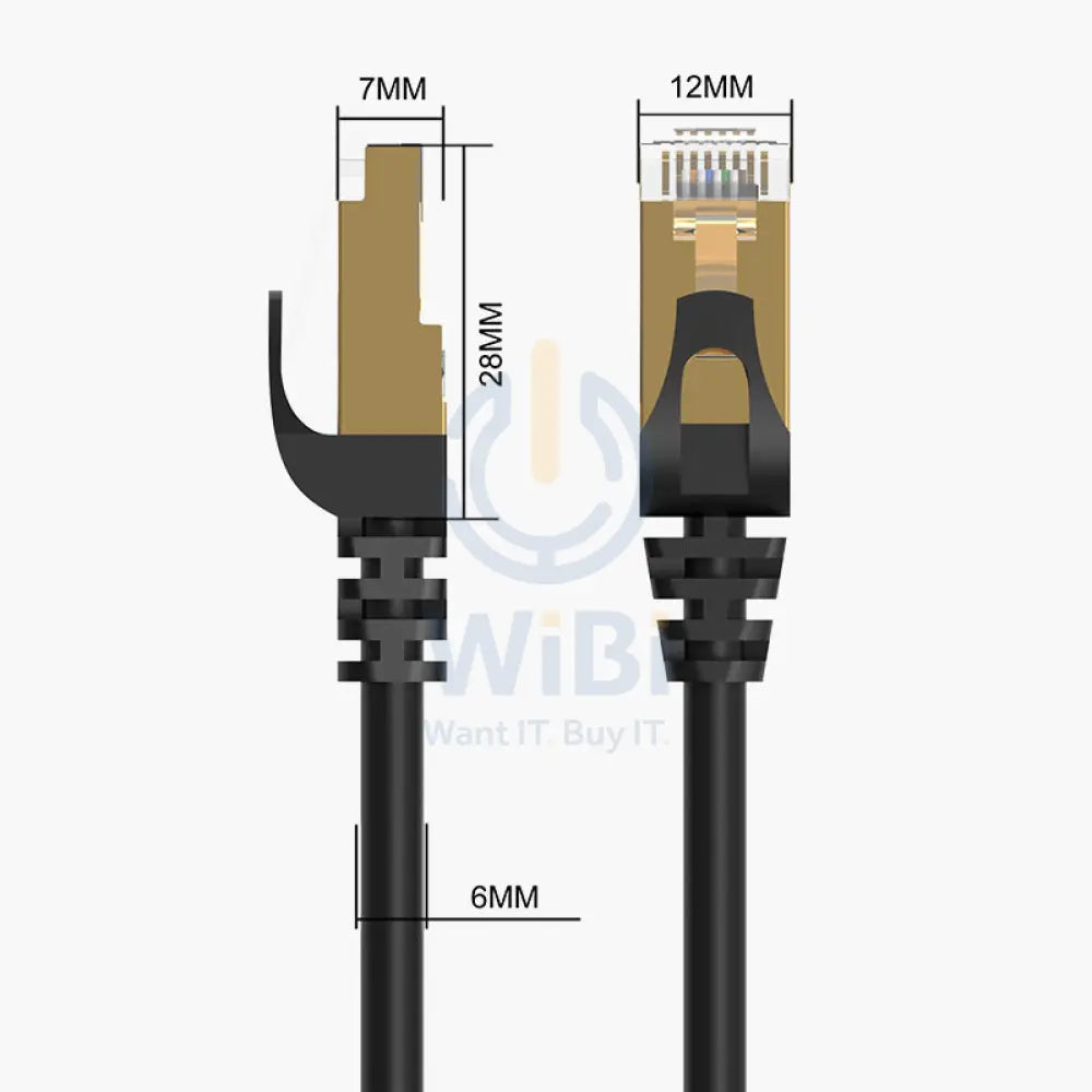 أوريكو CAT7 CAT7 10000 ميغابت في الثانية إيثرنت إيثرنت كابل (PUG-C7) - 10 متر / أسود اكسسوارات > كبلات  محولات > كبلات