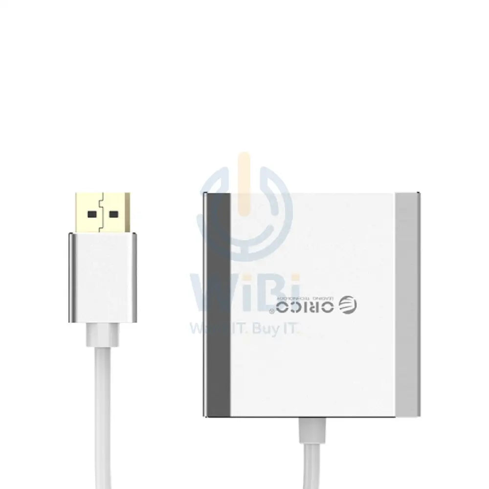 ORICO DP TO DUAL DP 4K - 15cm / Dispalyport / USB - Silver Accessories > Other Peripherals