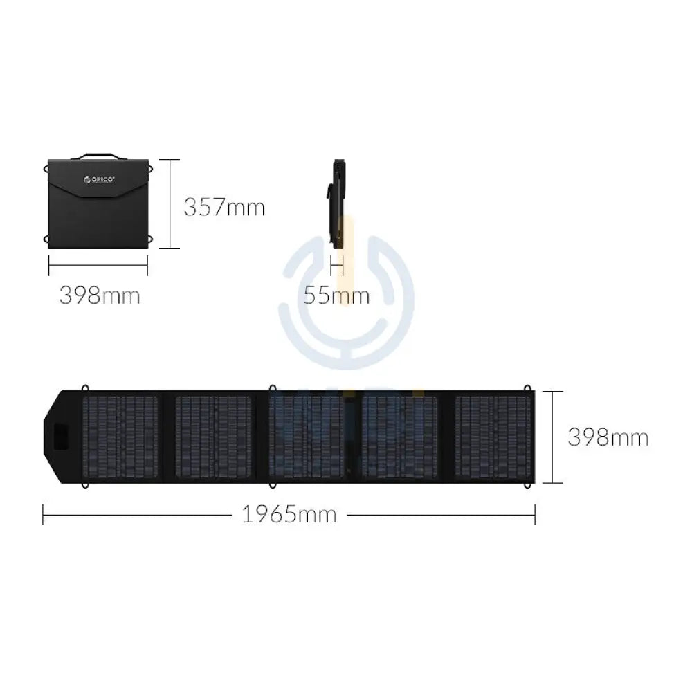 ORICO Foldable Solar Panel Charger - 100W / Black Accessories > Smart Devices