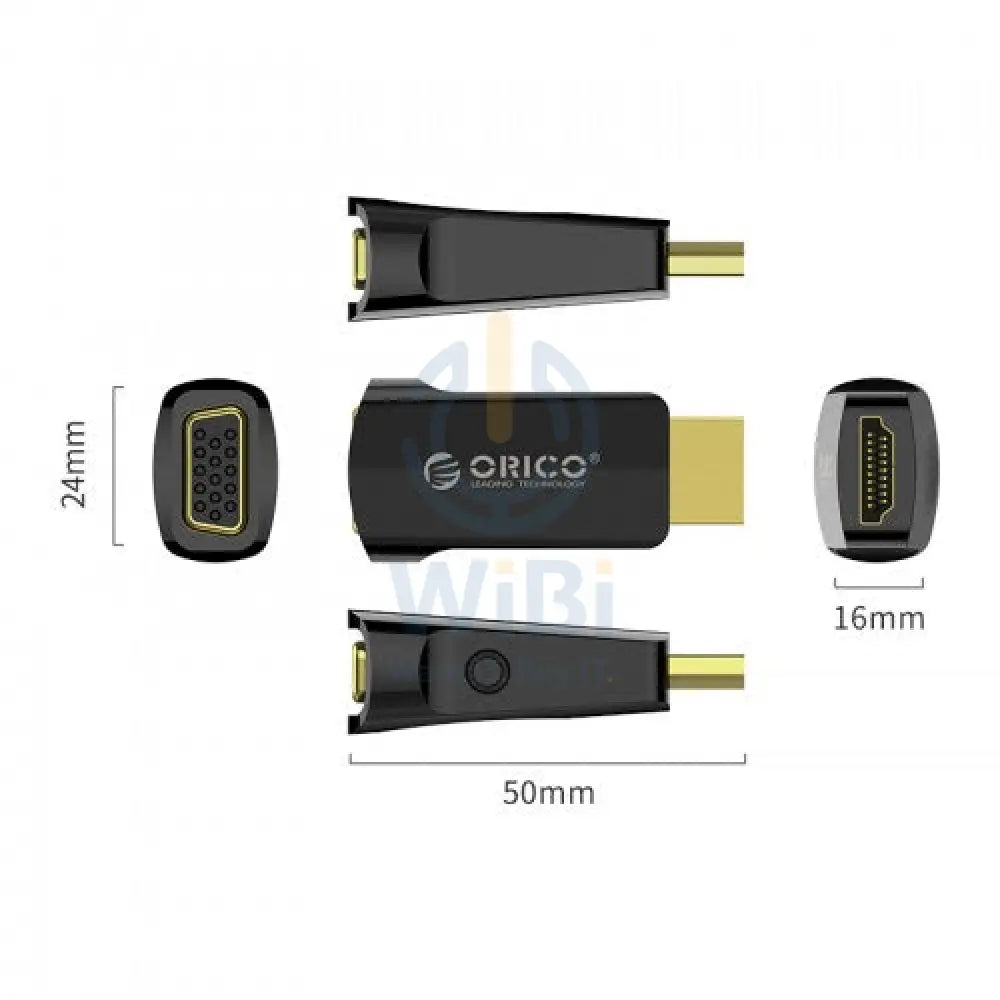ORICO HDMI to VGA Adapter - Black Accessories > Cables & Converters > Cables