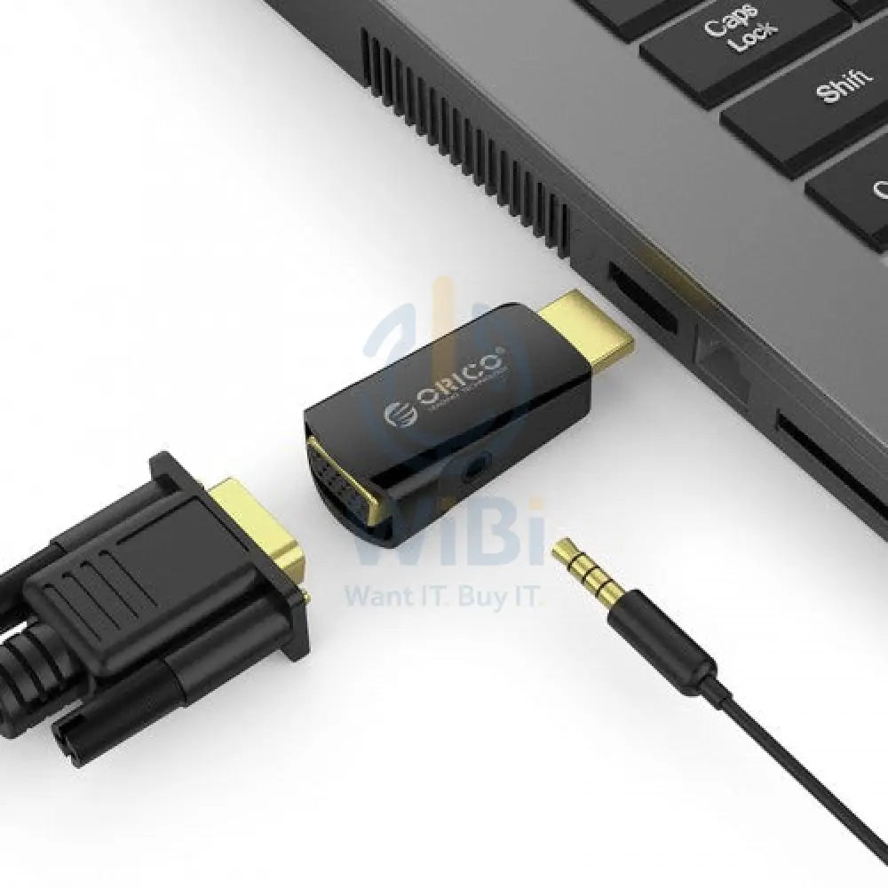 ORICO HDMI to VGA Adapter - Black Accessories > Cables & Converters > Cables