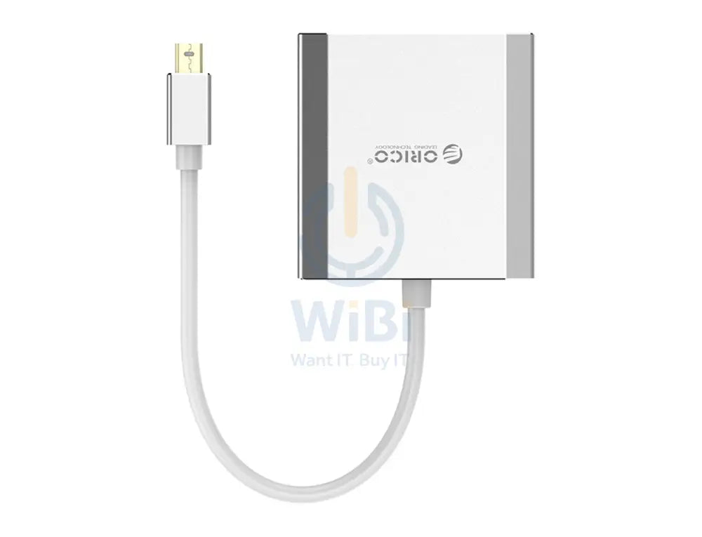 ORICO Mini DP to Dual DP M/F HD Adapter - Silver Accessories > Cables & Converters > Cables