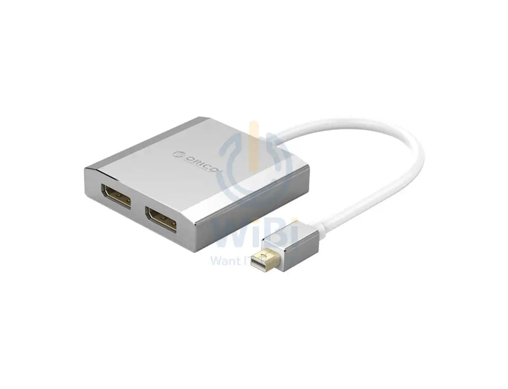 ORICO Mini DP to Dual DP M/F HD Adapter - Silver Accessories > Cables & Converters > Cables