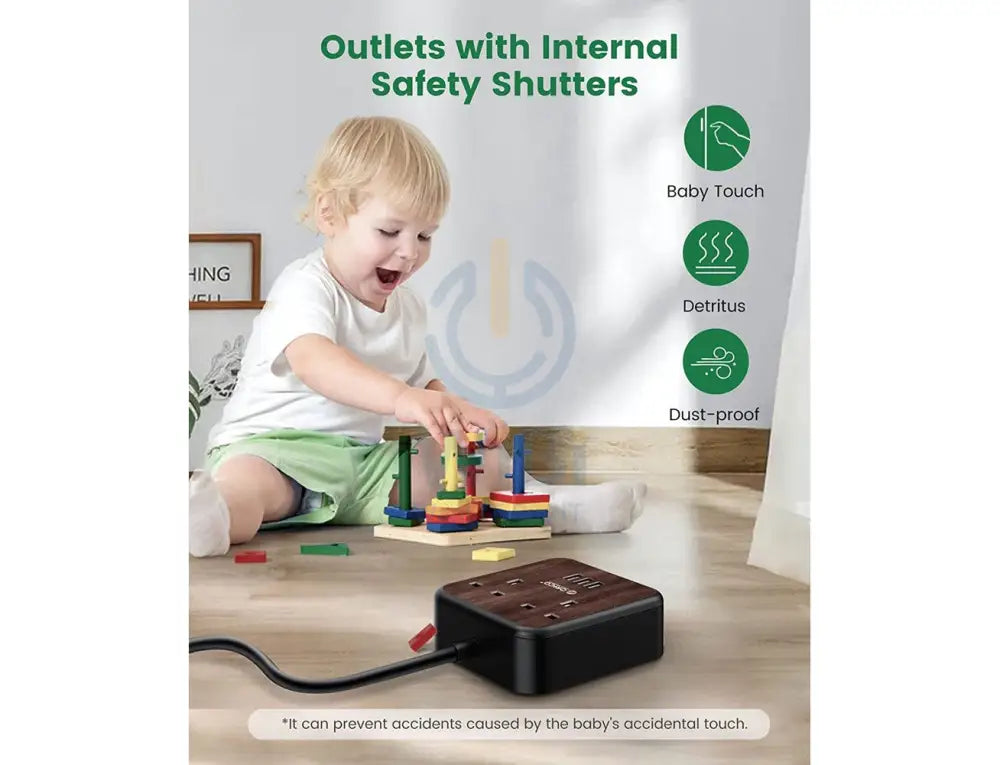 ORICO Power Strip With 3 Usb Port 3 Pin - 3 Meter Accessories > Other Peripherals