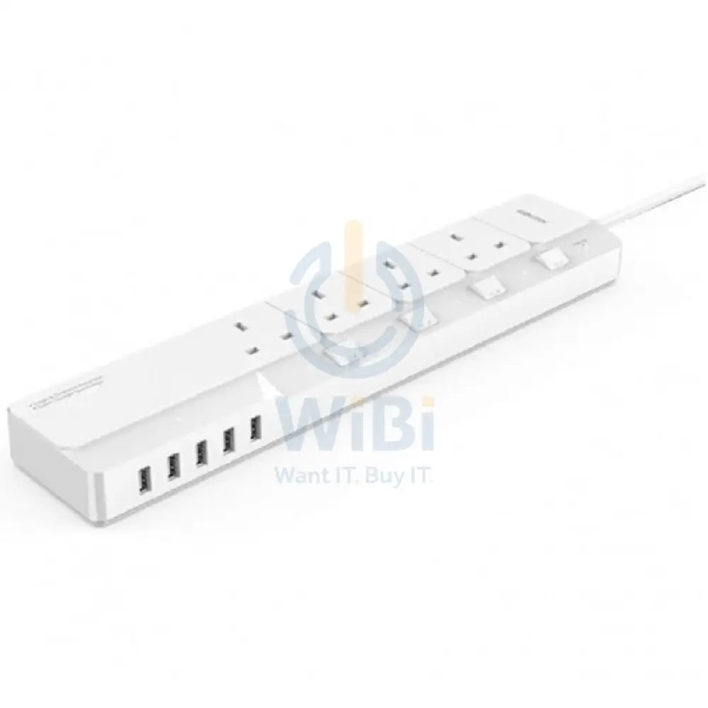 ORICO Surge Protector With 5 USB Ports - White Accessories > Power > Power Protection > Surge Protector
