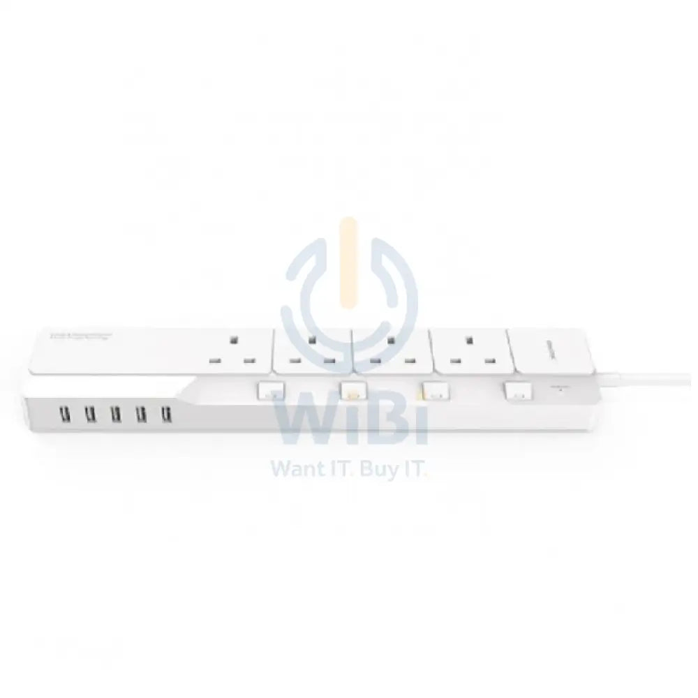 ORICO Surge Protector With 5 USB Ports - White Accessories > Power > Power Protection > Surge Protector