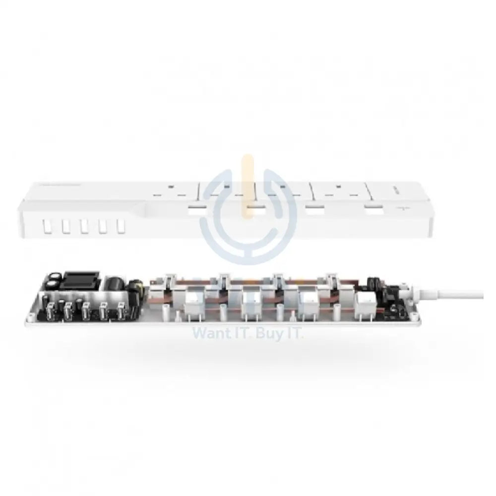ORICO Surge Protector With 5 USB Ports - White Accessories > Power > Power Protection > Surge Protector