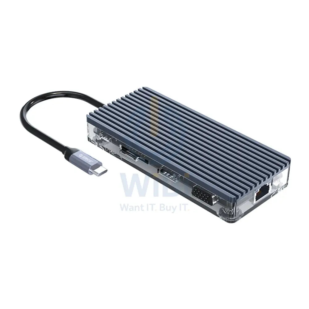 ORICO Type-C 11-in-1 Transparent Hub Accessories > USB Hub