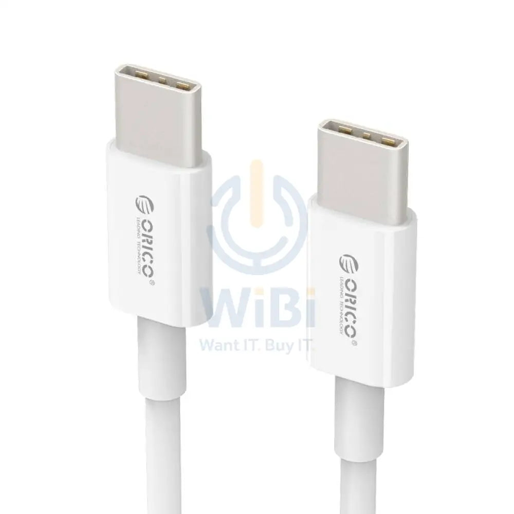 ORICO Type-C to Type-C Cable - 1 Meter / White Accessories > Cables & Converters > Cables