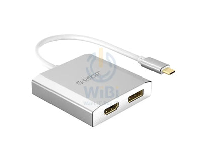 ORICO Type-C to Display Port & HDMI Adapter - Silver Accessories > Cables & Converters > Cables