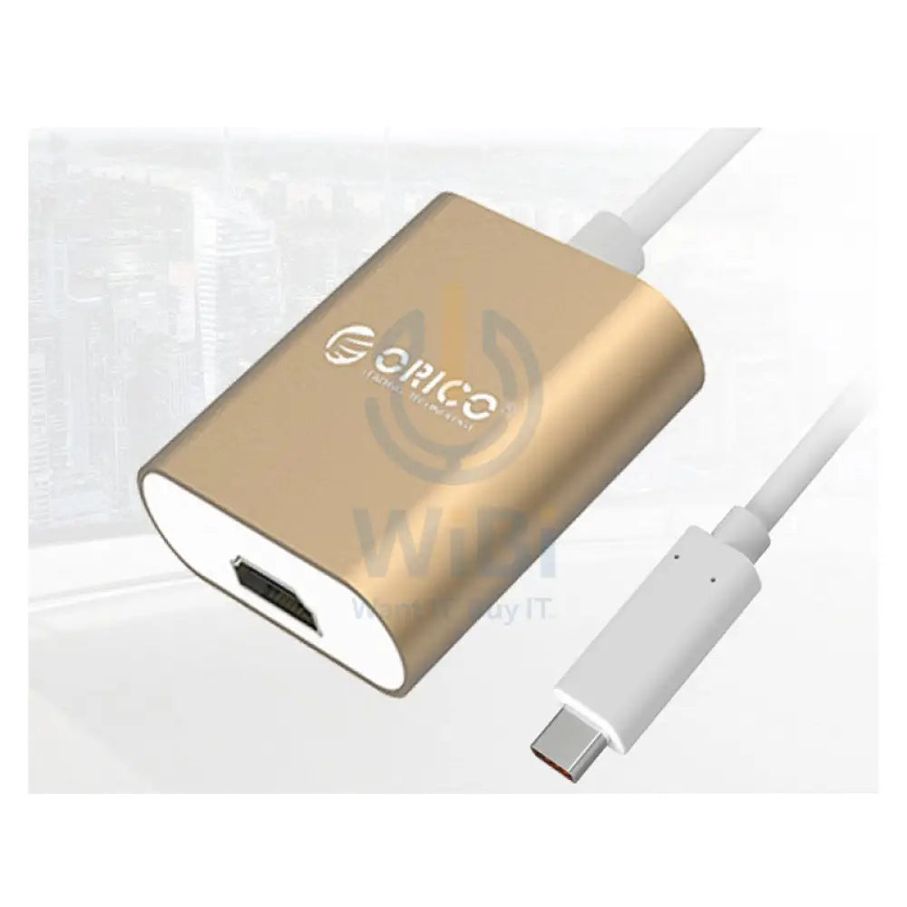 ORICO Type-C to HDMI Adapter - Gold Accessories > Other Peripherals
