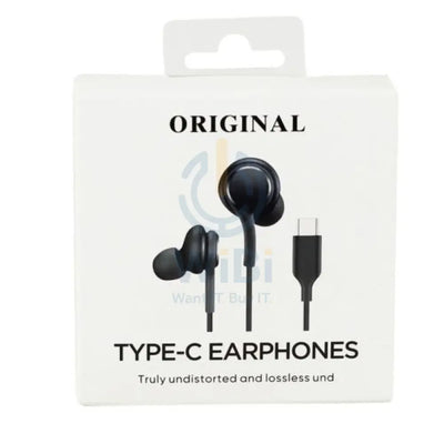 Original Type-C Wired Earphone - Black Accessories > Audio > Headphones > Offer Zone