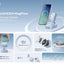 UGREEN QI2- 2-in-1 Magnetic Wireless Charger - 25W / Blue