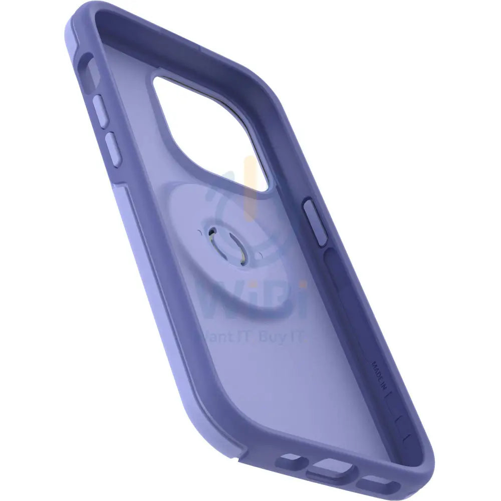 Otter + Pop iPhone 14 Pro Symmetry Case - Purple Accessories > Mobiles & Tablets