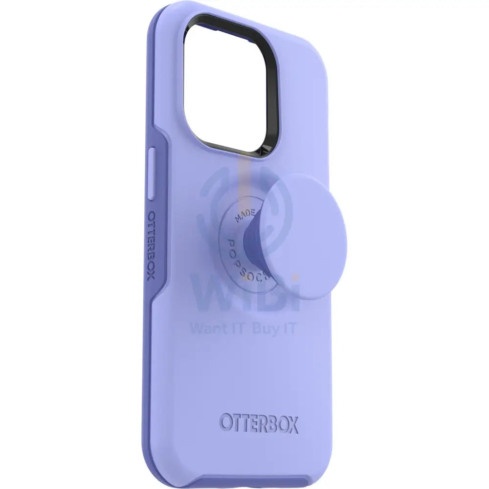 Otter + Pop iPhone 14 Pro Symmetry Case - Purple Accessories > Mobiles & Tablets