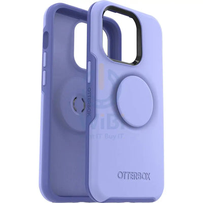 Otter + Pop iPhone 14 Pro Symmetry Case - Purple Accessories > Mobiles & Tablets