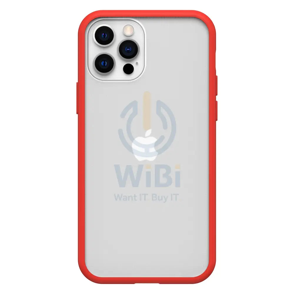 OtterBox iPhone 12 / iPhone 12 Pro React Case - Power Red - Clear/Red Accessories > Mobiles & Tablets > Mobiles >
