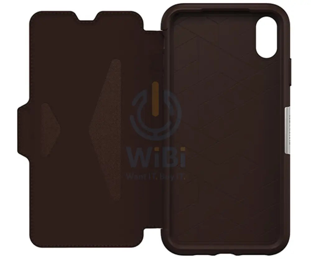 OtterBox iPhone XS Max Strada Folio Case - Espresso Brown Accessories > Mobiles & Tablets