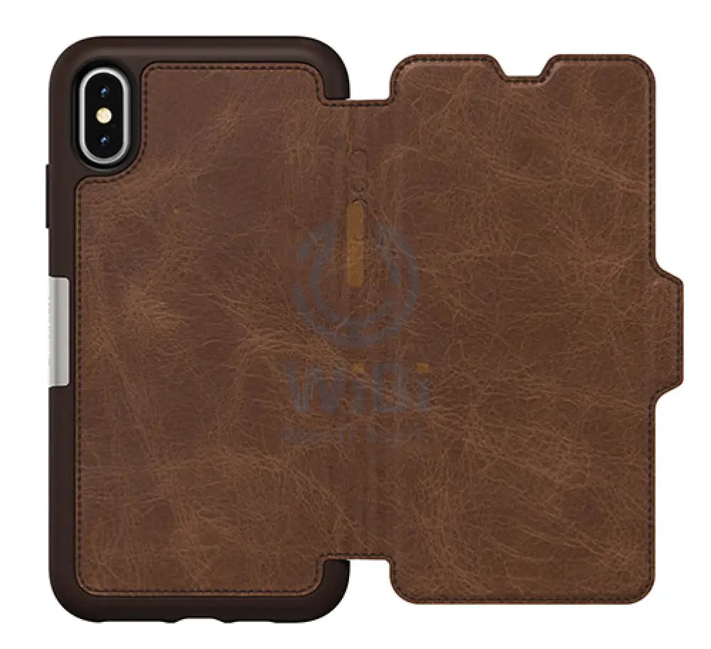 OtterBox iPhone XS Max Strada Folio Case - Espresso Brown Accessories > Mobiles & Tablets