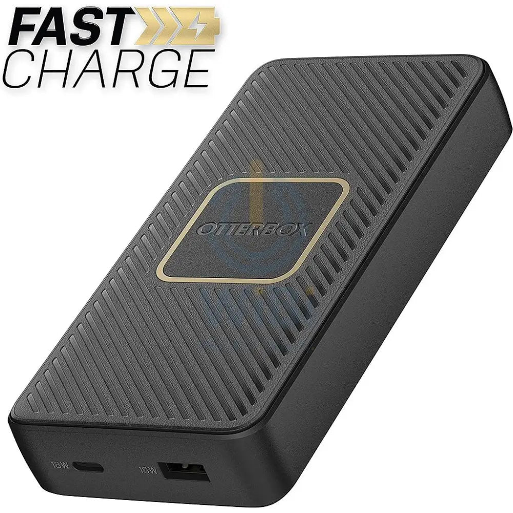 OtterBox Power Bank 15K MAH USB A&C 18W USB-PD + WIRELESS 10W - Black Accessories > Power Bank