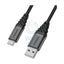 OtterBox Premium USB-C To USB-A Cable - USB-C / USB-A / 1 Meter / Black