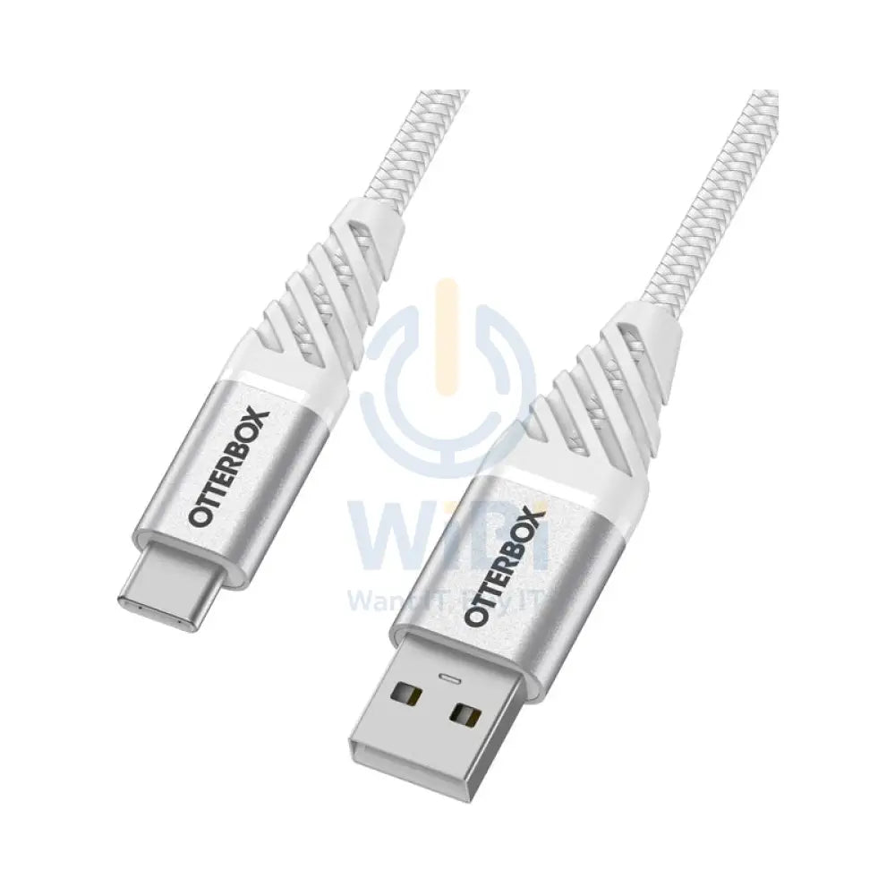 OtterBox Premium USB-C To USB-A Cable - USB-C / USB-A / 1 Meter / White
