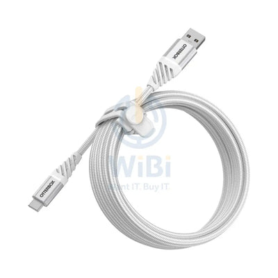 OtterBox Premium USB-C To USB-A Cable - USB-C / USB-A / 3 Meters / White