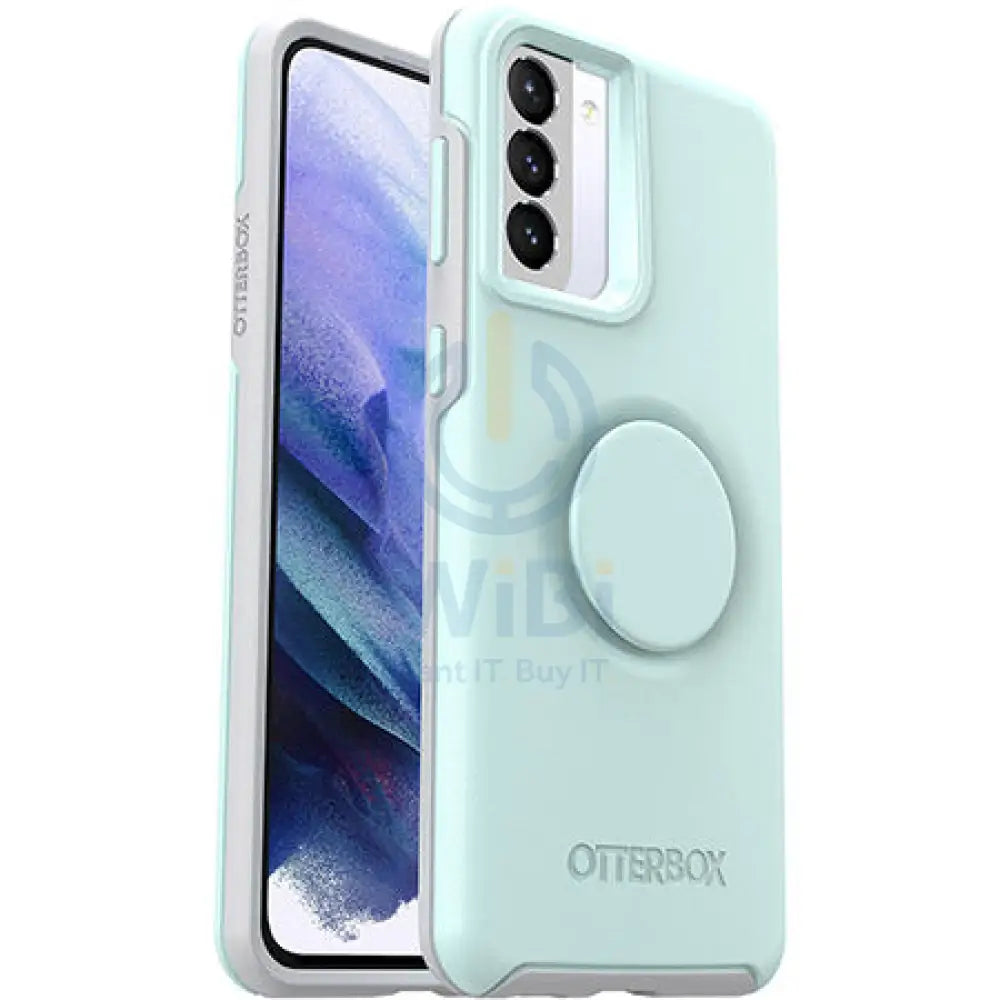 OtterBox Samsung Galaxy S21 Plus Symmetry Otter + Pop Case - Tranquil Waters - blue Accessories > Mobiles & Tablets >