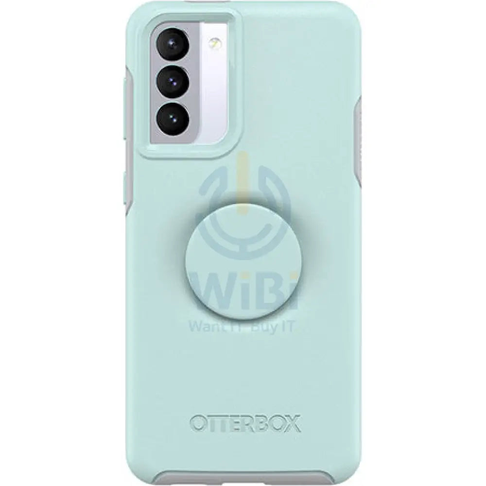 OtterBox Samsung Galaxy S21 Plus Symmetry Otter + Pop Case - Tranquil Waters - blue Accessories > Mobiles & Tablets >