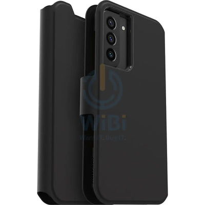 OtterBox Samsung Galaxy S22 Plus Strada Via Case - Night Black Accessories > Mobiles & Tablets > Mobiles > Screen